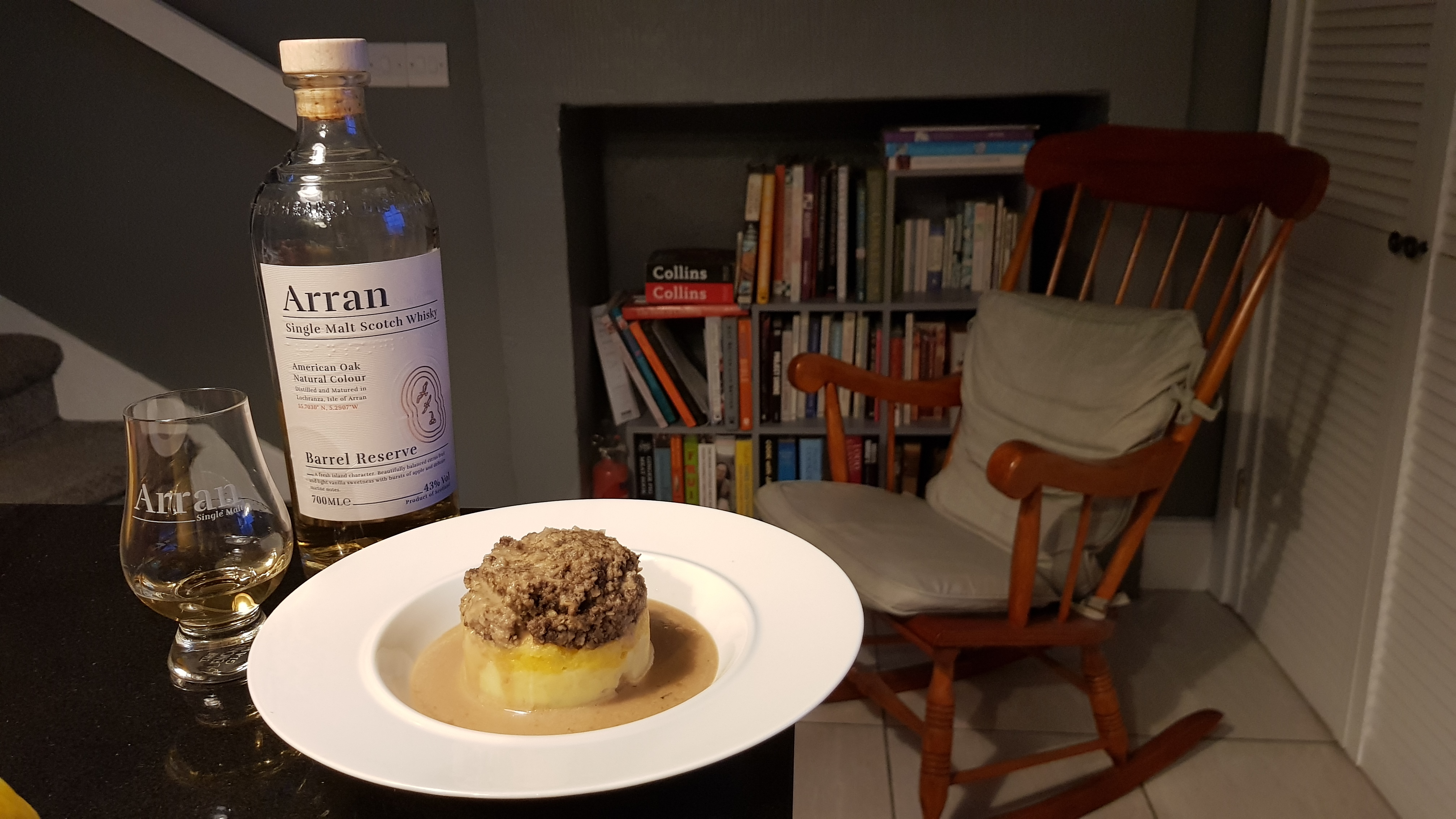 Haggis, Neeps and Tatties with Barrel Reserve