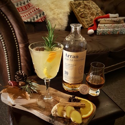 Arran mulled ginger beer listing rebrand