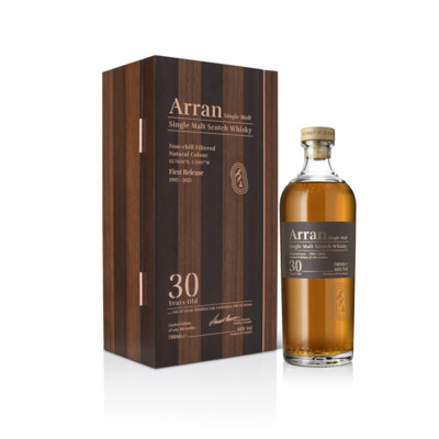 Arran 30yo arran 95 25 bottle box 45deg 1000x1000 png 72dpi listing rebrand